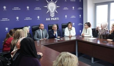 AK Parti Kayseri Melikgazi’ye hayırlı olsun ziyareti