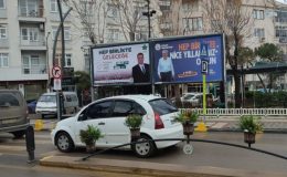 Keşan’da Gelecek Partisi’nden bilboard tepkisi