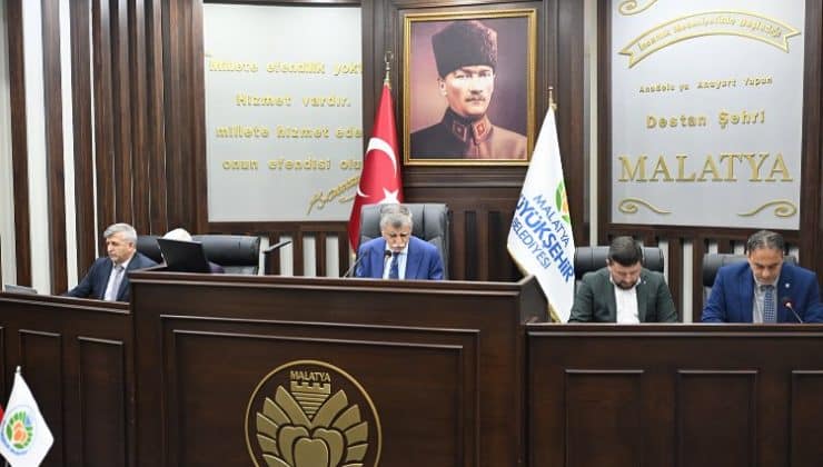 Malatya’da Büyükşehir Belediye Meclisi toplandı