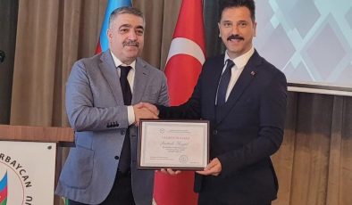 Azerbaycan Cumhuriyeti Diaspora Bakanlığı’ndan Başkan Hoşgül’e teşekkür