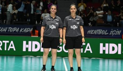 İlklerin kadın hakem ikilisi Avrupa Ligi Finali’nde