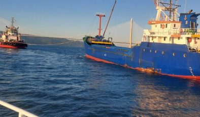 Kargo gemisi dümen arızası yaptı… Boğaz trafiği çift yönlü askıya alındı