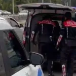 Düzce’de motosiklet sürücüsü polise saldırdı
