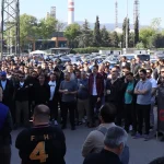 İzmit’te TÜPRAŞ işçilerine sıcak destek