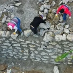 Ordu’da heyelan riskine karşı taş duvar önlemi