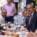 Sakarya Uzunçarşı’da Başkan Alemdar kunduracı esnafıyla buluştu