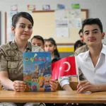 Jandarma okullarda gönüllere dokundu