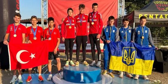 Pentatlonda ilki başardı! Muhammed Emir Kurtulan Avrupa üçüncüsü oldu