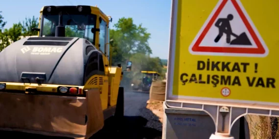 Körfez Sipahiler’de 2 kilometrelik yol yenilendi