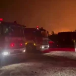 Tekirdağ Şarköy ve Çanakkale Ayvacık’ta yangınlara müdahale sürüyor