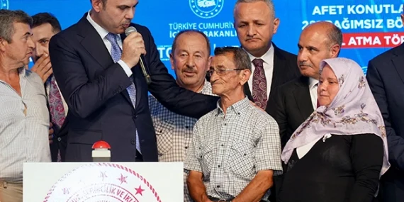 Yangınzedelere 281 yeni konut… Temeller atıldı