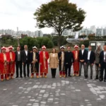 Kocaeli Büyükşehir Mehteri, Ulsan’da yeri göğü inletti